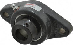 Browning - 3/4" ID, 4-13/32" OAL x 2-3/8" OAH 2-Bolt Flange - 1,444 Lb Static Cap, 2,611 Lb Dyn Cap, 3-17/32" Btw Mnt Hole Ctrs, Cast Iron - Apex Tool & Supply