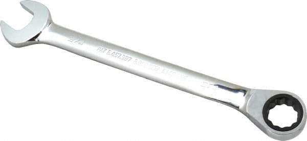 Blackhawk by Proto - 3/4" 12 Point Combination Wrench - 15° Head Angle, 6-3/4" OAL, Steel, Chrome Finish - Apex Tool & Supply