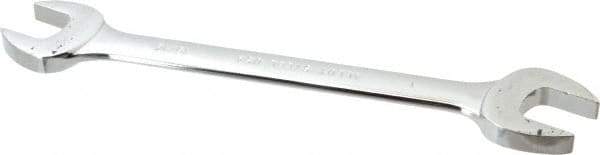 Blackhawk by Proto - 15/16" x 1" Standard Open End Wrench - 11-13/32" OAL, Double End, Full Polish Finish, 15° Head Angle - Apex Tool & Supply