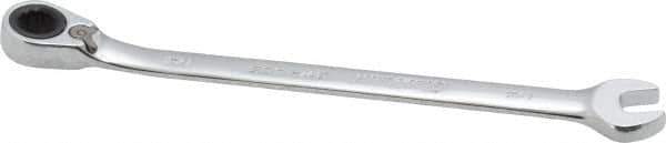 Blackhawk by Proto - 1/4" 12 Point Combination Wrench - 15° Head Angle, 5" OAL, Steel, Chrome Finish - Apex Tool & Supply