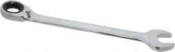 Blackhawk by Proto - 1" 12 Point Combination Wrench - 15° Head Angle, 12-11/16" OAL, Steel, Chrome Finish - Apex Tool & Supply