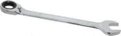 Blackhawk by Proto - 1" 12 Point Combination Wrench - 15° Head Angle, 12-11/16" OAL, Steel, Chrome Finish - Apex Tool & Supply
