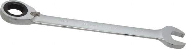 Blackhawk by Proto - 1-1/4" 12 Point Combination Wrench - 15° Head Angle, 16-11/16" OAL, Steel, Chrome Finish - Apex Tool & Supply