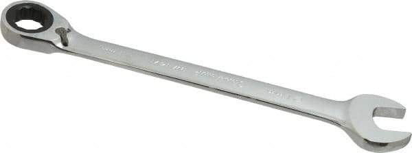 Blackhawk by Proto - 21mm 12 Point Combination Wrench - 15° Head Angle, 11-25/64" OAL, Steel, Chrome Finish - Apex Tool & Supply