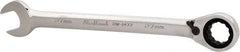 Blackhawk by Proto - 27mm 12 Point Combination Wrench - 15° Head Angle, 14-3/32" OAL, Steel, Chrome Finish - Apex Tool & Supply