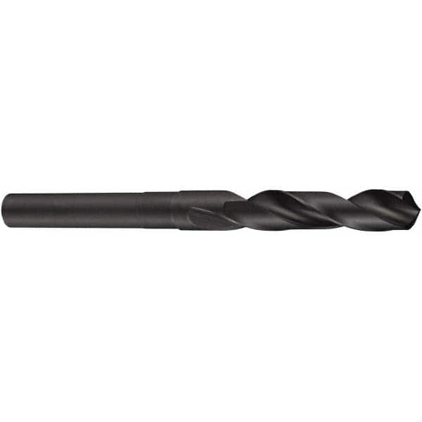 DORMER - 33/64" Drill, 118° Point, High Speed Steel Silver Deming & Reduced Shank Drill Bit - Apex Tool & Supply