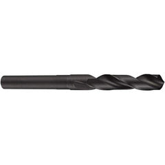 DORMER - 33/64" Drill, 118° Point, High Speed Steel Silver Deming & Reduced Shank Drill Bit - Apex Tool & Supply