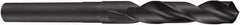 DORMER - 1-1/32" Drill, 118° Point, High Speed Steel Silver Deming & Reduced Shank Drill Bit - Bright Finish, 6" OAL, Straight Shank, 3" Flute Length, Right Hand Cut, Spiral Flute, Regular Spiral - Apex Tool & Supply