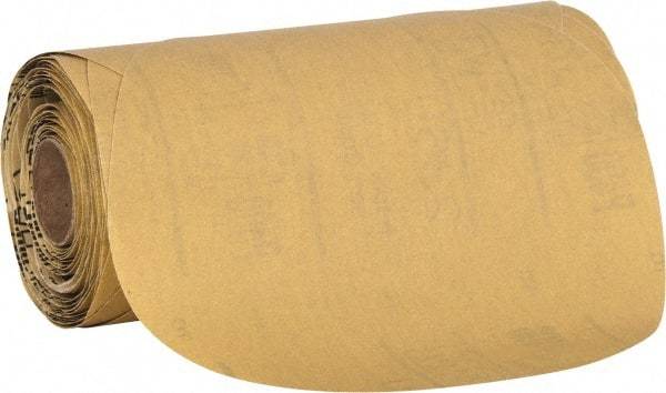 3M - 6" Diam, 400 Grit Aluminum Oxide Adhesive PSA Disc - Extra Fine Grade, Yellow, C Weighted Backing, Flexible, Use with Random Orbital Sanders - Apex Tool & Supply