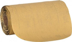 3M - 6" Diam, 400 Grit Aluminum Oxide Adhesive PSA Disc - Extra Fine Grade, Yellow, C Weighted Backing, Flexible, Use with Random Orbital Sanders - Apex Tool & Supply