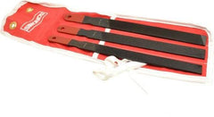 Simonds File - 3 Piece American Pattern File Set - 8", 10" Long, Bastard Coarseness, Paddle Handle, Set Includes Mill - Apex Tool & Supply
