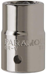 Paramount - 13/16", 3/4" Drive, Standard Hand Socket - 12 Points, 2" OAL, Chrome Finish - Apex Tool & Supply
