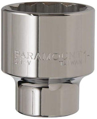 Paramount - 1-11/16", 3/4" Drive, Standard Hand Socket - 12 Points, 2-3/4" OAL - Apex Tool & Supply