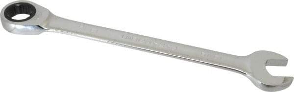 Paramount - 13/16" 12 Point Ratcheting Combination Wrench - 10-5/8" OAL, Chrome Vanadium Steel, Polished Finish - Apex Tool & Supply