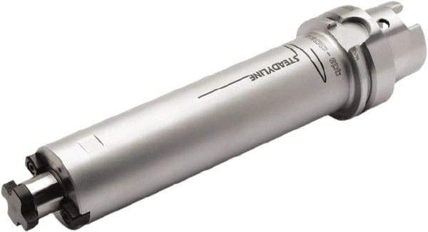 Seco - HSK100A Taper Shank 27mm Pilot Diam Shell Mill Holder - 10.24" Flange to Nose End Projection, 2.36" Nose Diam, Through-Spindle Coolant - Exact Industrial Supply