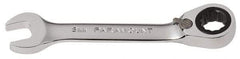 Paramount - 9mm 12 Point Combination Wrench - 15° Head Angle, 3-21/32" OAL, Chrome Vanadium Steel, Polished Finish - Apex Tool & Supply