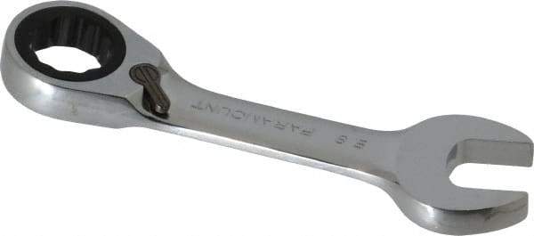 Paramount - 5/8" 12 Point Offset Combination Wrench - 15° Offset Angle, 4-7/8" OAL, Chrome Vanadium Steel, Polished Finish - Apex Tool & Supply
