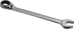 Paramount - 17mm 12 Point Combination Wrench - 15° Head Angle, 8-57/64" OAL, Chrome Vanadium Steel, Polished Finish - Apex Tool & Supply