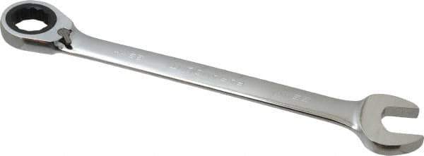 Paramount - 32mm 12 Point Combination Wrench - 15° Head Angle, 16-41/64" OAL, Chrome Vanadium Steel, Polished Finish - Apex Tool & Supply
