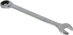 Paramount - 21mm 12 Point Combination Wrench - 15° Head Angle, 11-21/64" OAL, Chrome Vanadium Steel, Polished Finish - Apex Tool & Supply