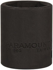 Paramount - 1/2" Drive 25mm Standard Impact Socket - 6 Points, 1-3/4" OAL - Apex Tool & Supply