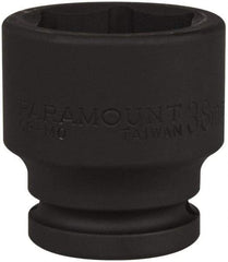 Paramount - 3/4" Drive 38mm Standard Impact Socket - 6 Points, 2-1/4" OAL - Apex Tool & Supply