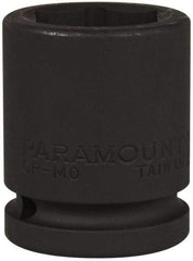 Paramount - 3/4" Drive 28mm Standard Impact Socket - 6 Points, 2-3/32" OAL - Apex Tool & Supply