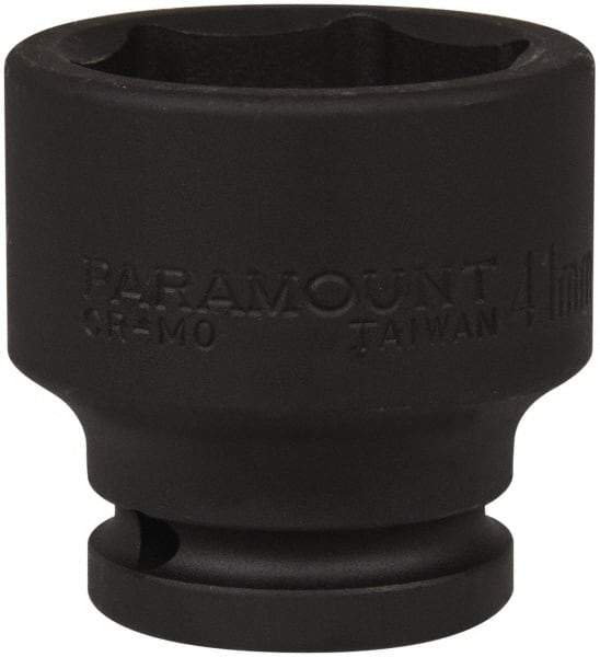 Paramount - 3/4" Drive 41mm Standard Impact Socket - 6 Points, 2-9/32" OAL - Apex Tool & Supply