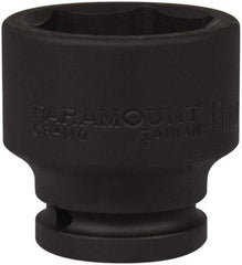 Paramount - 3/4" Drive 41mm Standard Impact Socket - 6 Points, 2-9/32" OAL - Apex Tool & Supply