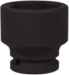 Paramount - 3/4" Drive 1-5/8" Standard Impact Socket - 6 Points, 2-9/32" OAL - Apex Tool & Supply