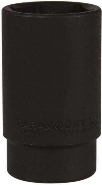 Paramount - 1/2" Drive 1-3/8" Deep Impact Socket - 6 Points, 3-1/2" OAL - Apex Tool & Supply