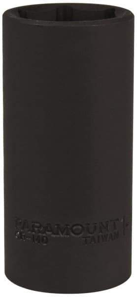 Paramount - 1/2" Drive 1-1/8" Deep Impact Socket - 6 Points, 3-1/2" OAL - Apex Tool & Supply