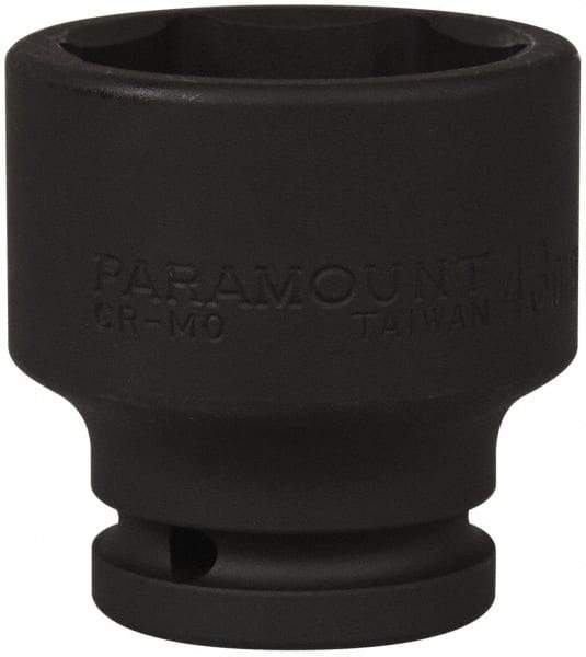 Paramount - 3/4" Drive 43mm Standard Impact Socket - 6 Points, 2-7/16" OAL - Apex Tool & Supply