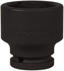 Paramount - 3/4" Drive 43mm Standard Impact Socket - 6 Points, 2-7/16" OAL - Apex Tool & Supply