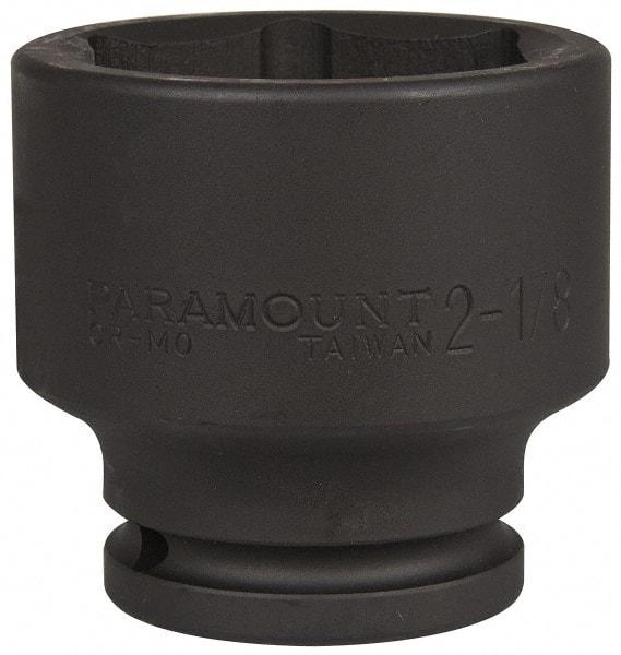Paramount - 3/4" Drive 2-1/8" Standard Impact Socket - 6 Points, 2-51/64" OAL - Apex Tool & Supply