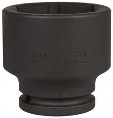 Paramount - 3/4" Drive 2-1/8" Standard Impact Socket - 6 Points, 2-51/64" OAL - Apex Tool & Supply