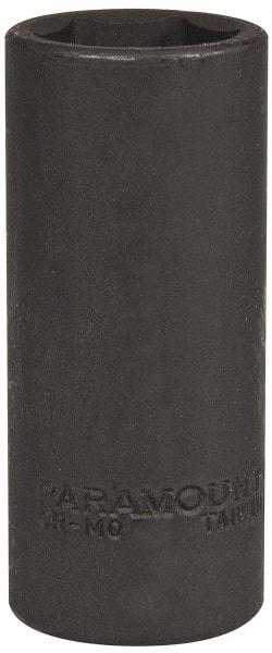 Paramount - 1/2" Drive 23mm Deep Impact Socket - 6 Points, 3-1/2" OAL - Apex Tool & Supply
