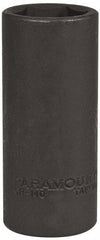 Paramount - 1/2" Drive 23mm Deep Impact Socket - 6 Points, 3-1/2" OAL - Apex Tool & Supply