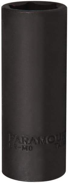 Paramount - 1/2" Drive 21mm Deep Impact Socket - 6 Points, 3-5/64" OAL - Apex Tool & Supply