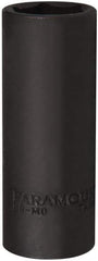 Paramount - 1/2" Drive 21mm Deep Impact Socket - 6 Points, 3-5/64" OAL - Apex Tool & Supply