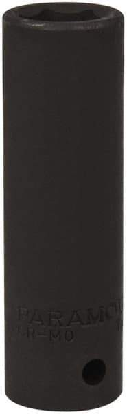 Paramount - 1/2" Drive 15mm Deep Impact Socket - 6 Points, 3-5/64" OAL - Apex Tool & Supply