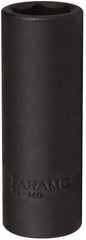 Paramount - 1/2" Drive 19mm Deep Impact Socket - 6 Points, 3-5/64" OAL - Apex Tool & Supply