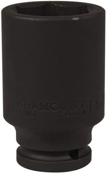 Paramount - 3/4" Drive 1-9/16" Deep Impact Socket - 6 Points, 3-35/64" OAL - Apex Tool & Supply