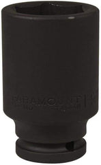 Paramount - 1/2" Drive 1-9/16" Deep Impact Socket - 6 Points, 3-1/2" OAL - Apex Tool & Supply