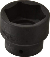 Paramount - 1/2" Drive 46mm Standard Impact Socket - 6 Points, 2-7/16" OAL - Apex Tool & Supply