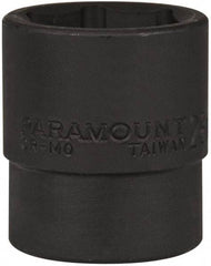 Paramount - 1/2" Drive 28mm Standard Impact Socket - 6 Points, 2" OAL - Apex Tool & Supply