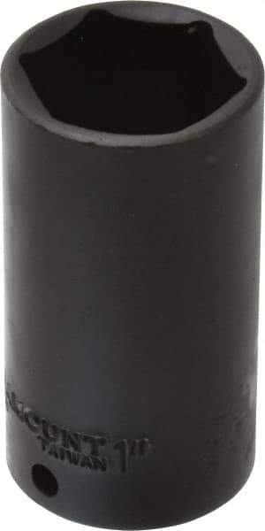 Paramount - 3/8" Drive 1" Deep Impact Socket - 6 Points, 2-3/4" OAL - Apex Tool & Supply
