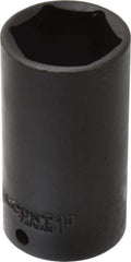 Paramount - 3/8" Drive 1" Deep Impact Socket - 6 Points, 2-3/4" OAL - Apex Tool & Supply