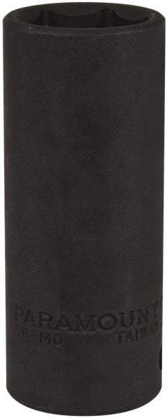 Paramount - 1/2" Drive 22mm Deep Impact Socket - 6 Points, 3-1/2" OAL - Apex Tool & Supply