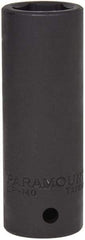 Paramount - 1/2" Drive 18mm Deep Impact Socket - 6 Points, 3-5/64" OAL - Apex Tool & Supply
